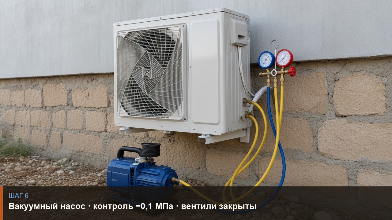 Вакуумирование трассы